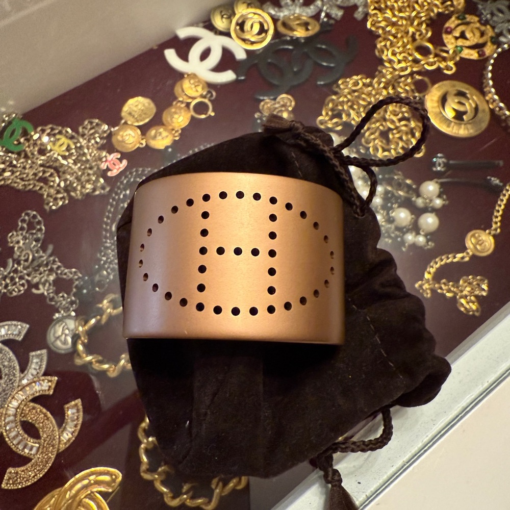 Hermes Paris Evelyn bangle gold tone Women's Accessories